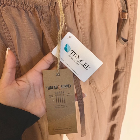 NWT Thread & Supply | Tencel Mocha Jogger Pant - Picture 6 of 10